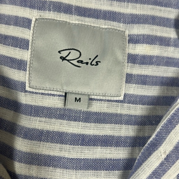 Rails blue striped daisy embroidered top - Picture 13 of 13